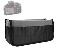 Sorandy Sac D'insertion D'appareil Photo Numérique étanche et Résistant aux Chocs avec Cloison Rembourrée pour Le Stockage du Matériel de Photographie 12,6x6,3x3,94 Pouces Velours éponge en Nylon