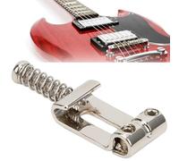 Sorandy Selles de Guitare électrique 6 Pièces, Selle en Alliage de Cuivre et de Zinc Durable avec Rouleau pour une tonalité et un Maintien Améliorés, Taille Standard 33 X 11 X 6 Mm