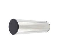 Sorandy Shaker à Sable Cylindrique en Acier Inoxydable, Instrument de Percussion Portable, Son Clair et Fort pour Musiciens, Longueur 20,3 Cm, Noir/argent, 1 unité (SILVER)