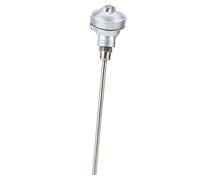 Sorandy Sonde de Capteur de Température PT100, Filetage NPT 1/2", Tête de Borne de Thermocouple, Haute Performance pour les Contrôleurs de Température, Acier Inoxydable, 1 X Détecteur de à (Tube de