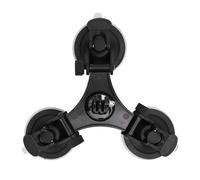 Sorandy Support à Ventouse Satellite Robuste pour Satellite Internet avec 3 Ventouses pour Toit de Voiture 19 Cm en Plastique ABS