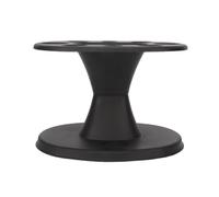 Sorandy Support de Brosse à Cheveux en Plastique avec 8 Trous, Utilisation Polyvalente pour le Stockage ou L'affichage, Facile à Installer pour un Bureau organisé, Noir (Noir supérieur : 84661