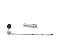 Sorandy Support de Cymbale, Bras d'extension de Réglage de la Longueur en Forme de L, Matériel de Batterie avec Bouton épais à Pince, Idéal pour les Batteurs Débutants