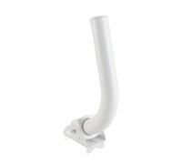Sorandy Support de Poteau de Montage pour Antenne Parabolique Rectangulaire V2, Installation sur Poteau de Toit Mural avec Adaptateur Ethernet, Idéal pour les Antennes TV Extérieures Standard APs,