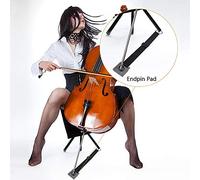 Sorandy Support Réglable Antidérapant pour Violoncelle, Support Réglable pour les Performances des Violoncellistes, Matériau Métallique en Nylon de 40 à 80cm (B)