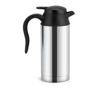 Sorandy Tasse Chauffante pour Voiture 12 V, Bouilloire à café électrique en Acier Inoxydable 304 de 750 Ml avec Mise Hors Tension Automatique et Bonne étanchéité, Idéale pour les Voyages