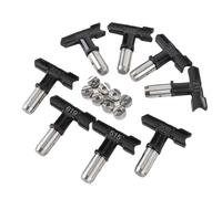 Sorandy Tips de Pulvérisation 8 Pcs, Buses de Pulvérisation sans Air Réversibles, pour Pistolets de de Peinture sans Air et Machine à Pulvériser sans, 209 211 313 415 515 521 619 623