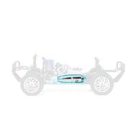 Sorandy Tuyau d'échappement en Métal Léger 98 G, Système d'échappement RC Finition Argent, Tuyau 'échappement Performant pour Voiture HSP HPI 1/8 RC BQ004 SH GO 21/28 Moteur