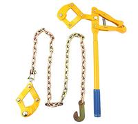 Sorandy Viscade de Clôture Cépier à Fil épais de la Chaîne 1,2 M de la Chaîne en Carbone Fence Tension Tension Grande Effet de Levier pour Le Travail sans Effort