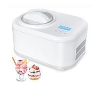 Sorbetière automatique for la maison, avec écran LED, production rapide en 30 minutes, 3 modes, 1000 ml, for environ 12 rouleaux de printemps à la fois.