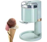 Sorbetière automatique, machine à crème glacée molle, machine à crème glacée semi-automatique, grande capacité de 1 L pour yaourts et sorbets,Green