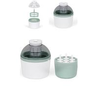 Sorbetière - Blanche/Verte - 12W - 1L - Cuve à accumulateur de froid - 7 Bâtonnets inclus