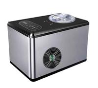 Sorbetière Commerciale 150 W, Machine En Acier Inoxydable 1,5 L Avec Palette Amovible, écran Lcd Et 3 Modes Pour Sorbet, Milkshake Et Yaourt