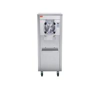VEVOR Sorbetière Commerciale Rendement 18 L/h, Turbine à Glace 1600 W Saveur Unique, Machine à Glace Électrique Cylindre Inox 6 L, avec Roues, Pré-refroidissement Automatique, Panneau LED, Snack-bars