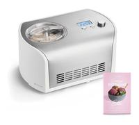 Sorbetière compacte - Springlane Kitchen - Compresseur auto-refroidissant - Capacité 1,2 L - Acier inoxydable