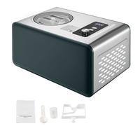 Sorbetière - DUOKU - 1,5 L - Acier Inoxydable - Compresseur Intégré - 3 Modes de Préparation