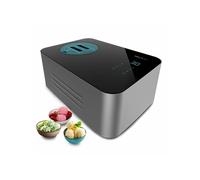 Cecotec Frigo avec Compresseur 1,5 L Gelacy 1500 Touch. 150 W, Machine à faire une crème glacée, Écran tactile, Fenêtre de commande, Moteur amovible, Crème glacée en 30 minutes