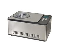 Kitchen Chef Sorbetière ICE-1530PRO – 150W, cuve aluminium 1,65 L, écran LCD – Noir et argent