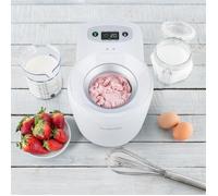 Klarstein Schneeflöckchen - Sorbetière thermoélectrique, Crèmes glacées,Smoothies ou gelées, Thermos pour jusqu'à 700 ML de crème glacée, Silencieux, Blanc