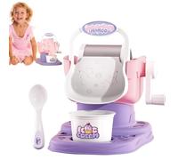 Sorbetière - Machine manuelle Soft Serve | Préparation du yaourt | Desserts doux crémeux rapides, système de refroidissement prolongé, sûre sans bavures