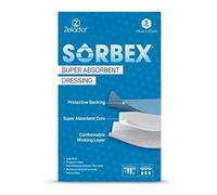 Sorbex Pansement super absorbant pour les plaies sudatives modérées à lourdes, absorption supérieure de l'humidité, stérile et respirant 10x20cm