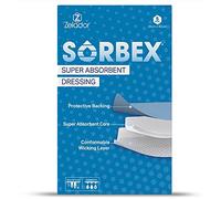 Sorbex Pansement super absorbant pour les plaies sudatives modérées à lourdes, absorption supérieure de l'humidité, stérile et respirant 20x40cm