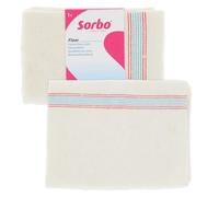 Sorbo Éponge de Salle de Bain Double Face - Nettoyage sans Rayures - Abrasive et Douce - pour Carrelage, Lavabo, Douche, Sanitaires - Lavable en Machine
