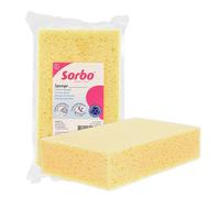 Sorbo Grande éponge durable et super absorbante, résultat sans traces, 16,5 x 10 cm, jaune