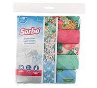 Sorbo Éponge Salle de Bain - Double Face Sans Rayures - Ultra Absorbante & Douce - Pour Carrelage, Lavabo, Douche & Sanitaires - Lavable en Machine