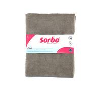 Sorbo Lot de 2 Lavettes Sols Microfibre - 50x60 cm - Nettoyage Universel - Utilisation Sèche ou Humide - Résultat sans Traces - Lavables & Réutilisables