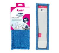 Sorbo Serpillière Microfibre Sèche - Chiffon de Sol Lavable et Réutilisable, Capture Poussière et Saleté, Utilisation à Sec, Compatible Sorbo Multi-Click