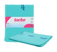 Sorbo Serpillière Viscose 60 x 50 cm - Chiffon de Sol Absorbant, sans Peluches, Essorage Facile, Adapté aux Sols Durs, Lavable en Machine