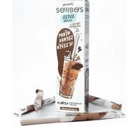 SORBOS pailles comestibles aux fruits - chocolat (16 pièces)