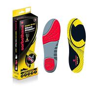 Sorbothane Double Strike Semelles, Talonnettes Legeres, Pour Le Sport, Évitent Les Blessures, Tendinites, Maux De Dos, Taille 42, Rouge/Gris
