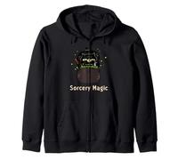 Sorcery Magic Witch Cat Sweat à Capuche
