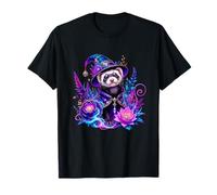 Sorcier Furet enchanté avec Magie Florale T-Shirt
