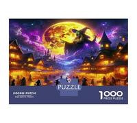 Sorcière 1000 Pièces Coffret Puzzle Puzzle Premium Carton Solide - DIY Familial Trop Amusant, Belle Déco, Cadeau D’Anniversaire pour Adultes Et Enfants 38x26cm/1000pcs