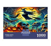 Sorcière 1000 Pièces Coffret Puzzle Puzzle Premium Carton Solide - DIY Familial Trop Amusant, Belle Déco, Cadeau D’Anniversaire pour Adultes Et Enfants 70x50cm/1000pcs