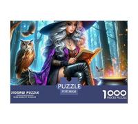 Sorcière 1000 Pièces Puzzle pour Adultes De Détente & Relaxation Jouets De Jeu Stimulants La Décoration Moderne 38x26cm/1000pcs