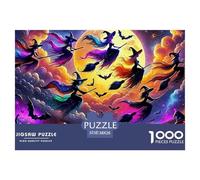 Sorcière 1000 Pièces Puzzle pour Adultes Enfants D'étude Confortables Jeu D'Intelligence De l'art La Décoration Moderne 38x26cm/1000pcs