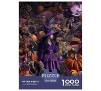 Sorcière 1000 Pièces Puzzle Unique Décoration Moderne Puzzle Jouets De Difficiles pour La Famille 38x26cm/1000pcs