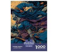 Sorcière 1000 Pièces Puzzle Unique Décoration Moderne Puzzle Jouets De Jeu pour Adultes Et Enfants 52x38cm/1000pcs