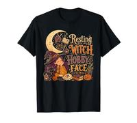 Sorcière au Repos Hobby Face Crafting Halloween T-Shirt