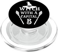 Sorcière avec Une Capitale B Halloween drôle Sassy Costume Party PopSockets PopGrip pour MagSafe