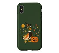 Sorcière Canard colvert Moderne du Milieu du siècle Coque pour iPhone X/XS