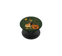 Sorcière Canard colvert Moderne du Milieu du siècle PopSockets PopGrip Adhésif