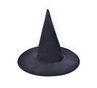 Sorcière Chapeau Nylon Noir Uni Halloween ML Eastwick Accessoire Déguisement
