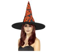 Sorcière Citrouille Chapeau Femmes Halloween Sorcières Accessoire Déguisement