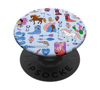 sorcière Cowgirl esthétique Boho rodéo Cristaux Femme Africaine PopSockets PopGrip Adhésif