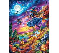 Sorcière dans Une forêt Magique Puzzle 1000 Pièces pour Adultes Educa Qualité Supérieure Premium Décoration Murale Jeu De Réflexion Cadeau d'anniversaire 1000 PCS